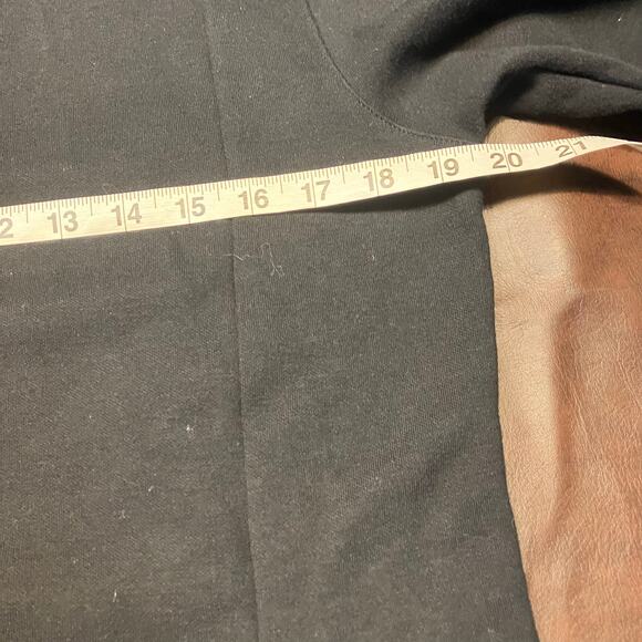 Alfani Black Zip Bomber Jacket Sweatshirt Small Cotton Knit Grey Pockets New - Picture 11 of 16